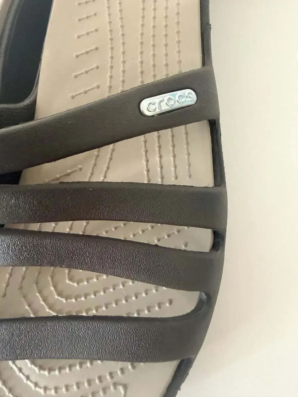 Crocs Rhonda Wedge Strappy Sandals 8